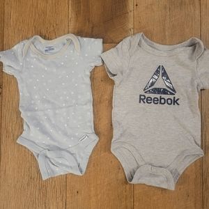 2 0-3 Month Short Sleeve Onesies